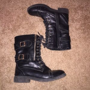 Wet Seal Combat Boots